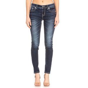 Miss Me  Women's Jeans Signature Skinny JE81025L Size 27 Blue